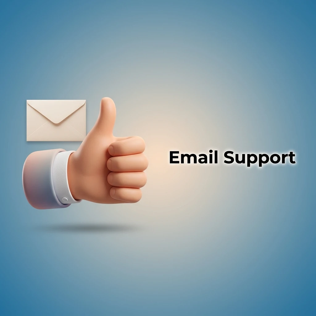 Customer support email interface for submitting KYC documents, complaints, and attachments with 24–48 hour response time