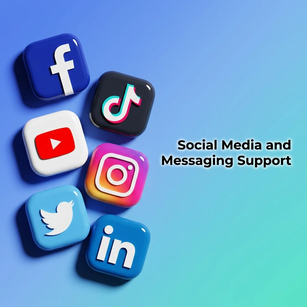 Jeetbuzz social media and messaging support via WhatsApp, Telegram, Facebook Messenger, and Twitter for player queries